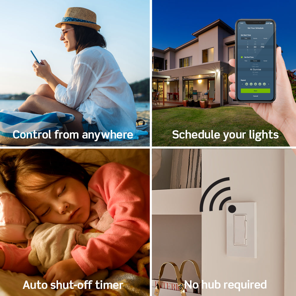 Leviton D315S-1BW Decora Smart Wi-Fi Switch, Neutral Wire Required