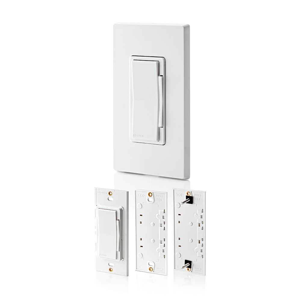 Leviton DAWDC-1BW Decora Smart Dimmer Anywhere Companion, Wire-Free 3-Way/4-Way/5-Way Control Decora Smart Wi-Fi Dimmers