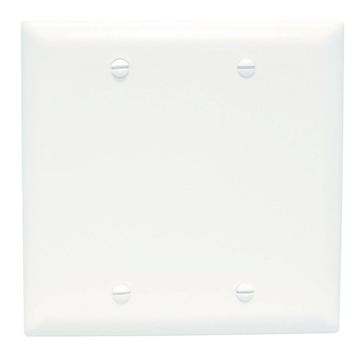 On-Q TP23W 2GANGBLANKWALLPLATE,WHITE