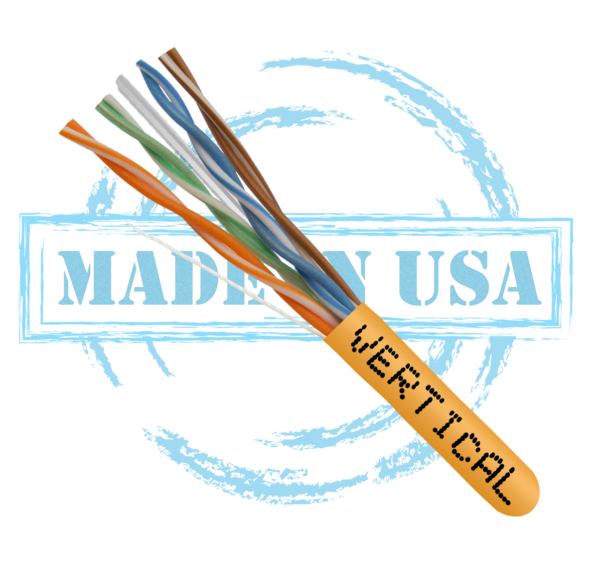 Vertical Cable CAT6 UTP CMP (Plenum-Rated) 1000ft Spool