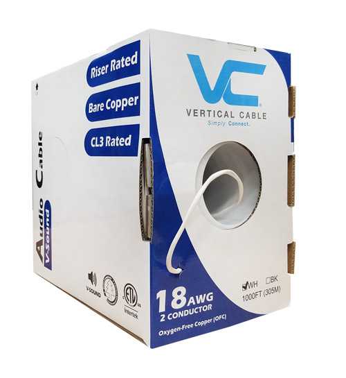 Vertical Cable 18/2 500ft riser rated 209-2328