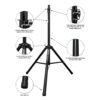 Earthquake 2B-ST35M v2 ONE PAIR of STEEL DJ speaker stand with 35mm dia. Pole and carrying bag