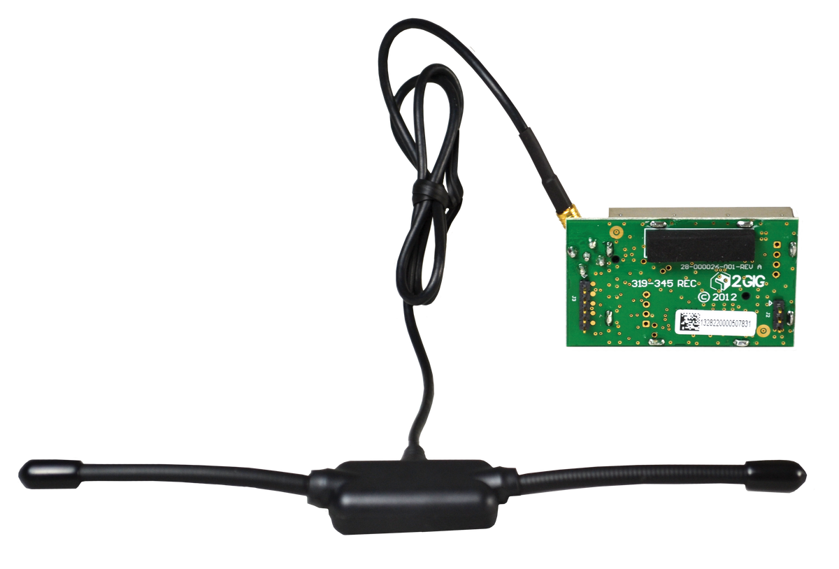 2GIG GC2/GC2e Receiver, for 319MHz & 345MHz sensors 2GIG-DREC2-319