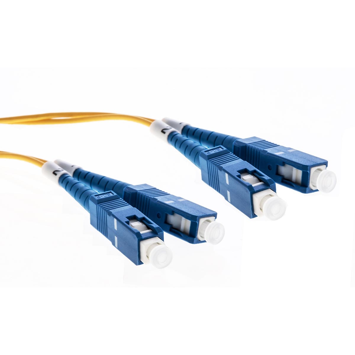 Cleerline 3DOS2SCSC03m-UPC Duplex Patch Cable, SC/UPC-SC/UPC, OS2, 3.0 mm Riser, 3 m / 9.8 ft Per Each