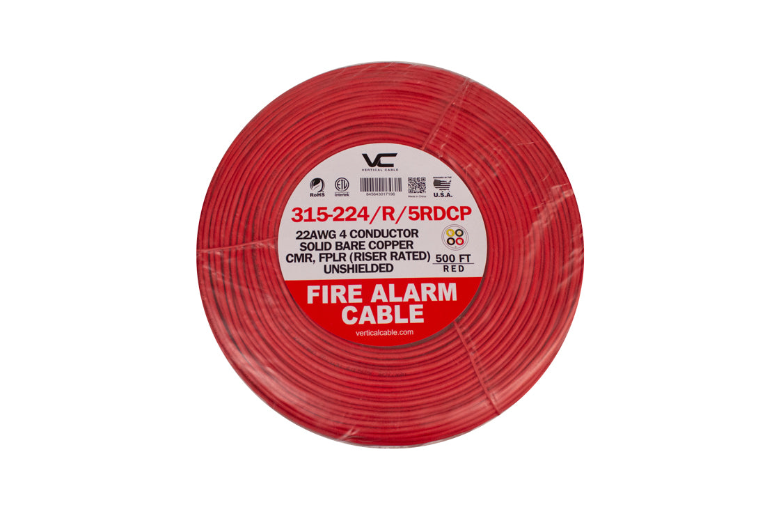 Vertical Cable 22/4 500ft Fire Alarm Cable 315-224/r/5rdcp