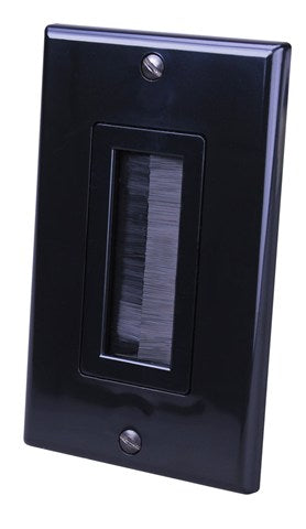 Vanco Decor Style Brush Bulk Cable Wall Plates