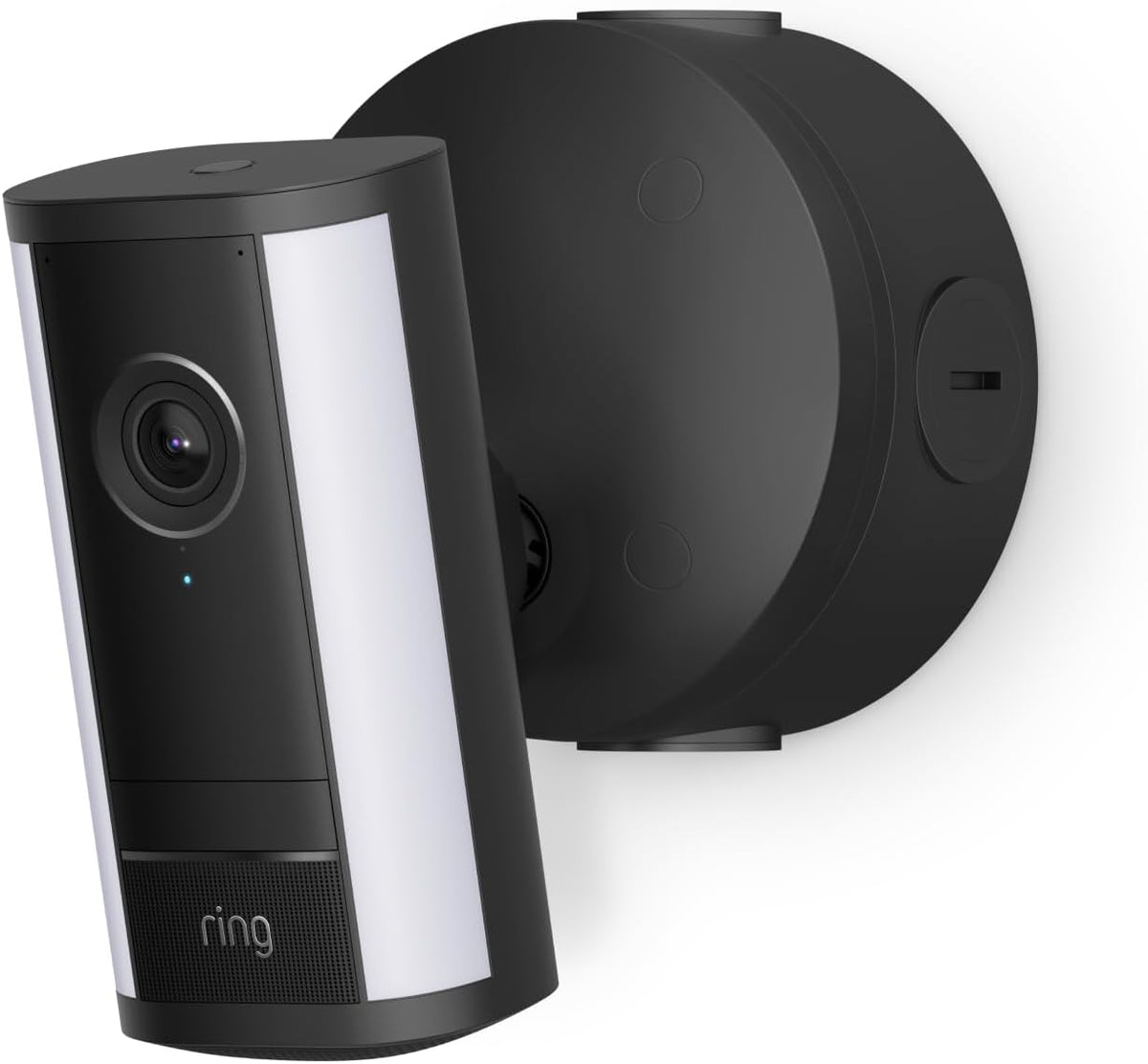 Ring Spotlight Cam Pro, Power over Ethernet (Newest Model), Black