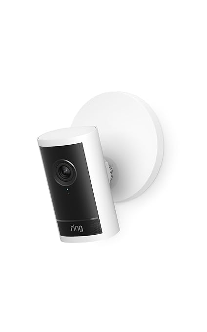 Ring Outdoor Cam Pro, Power over Ethernet (Newest Model), White