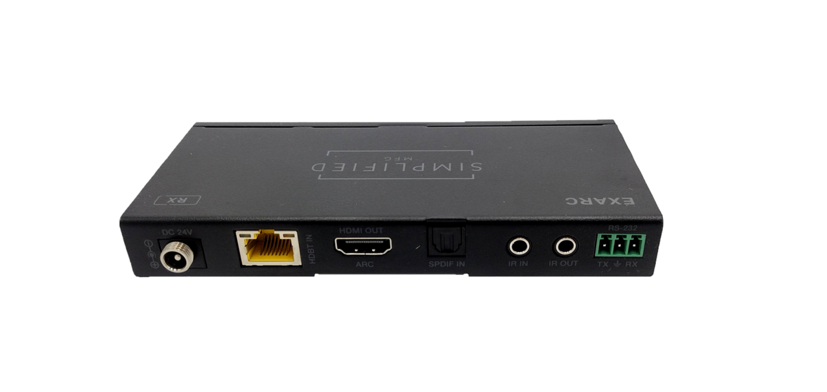 Simplified EXARC 4K HDMI 40m/131 ft. on Cat6/Cat 5e 18Gbps extender