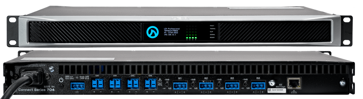 LEA CS704-G Smart AMP | 4 Channels | 700 Watts Per Channel