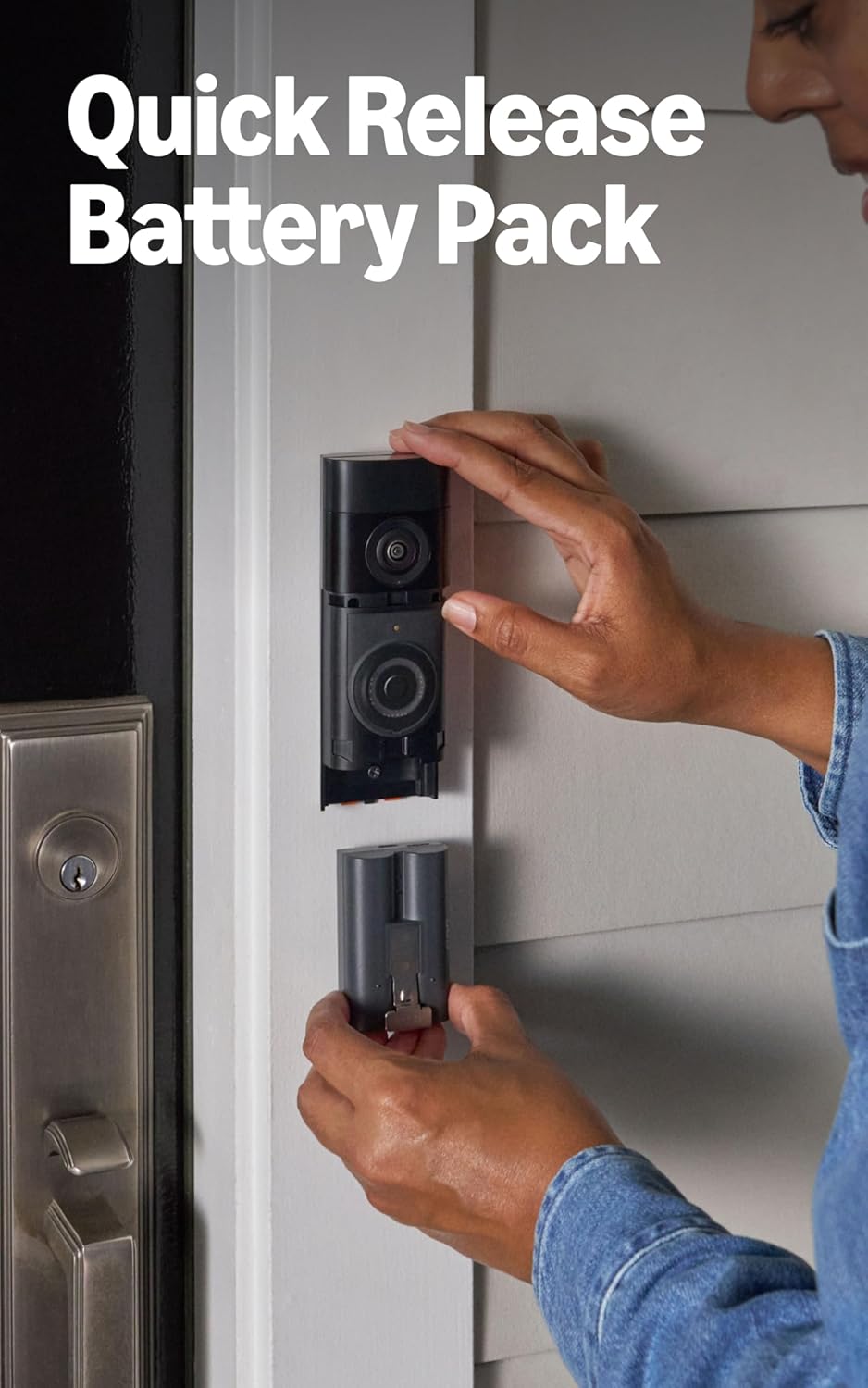 Ring 2K Battery Doorbell Plus (newest model) - Nickle Silver