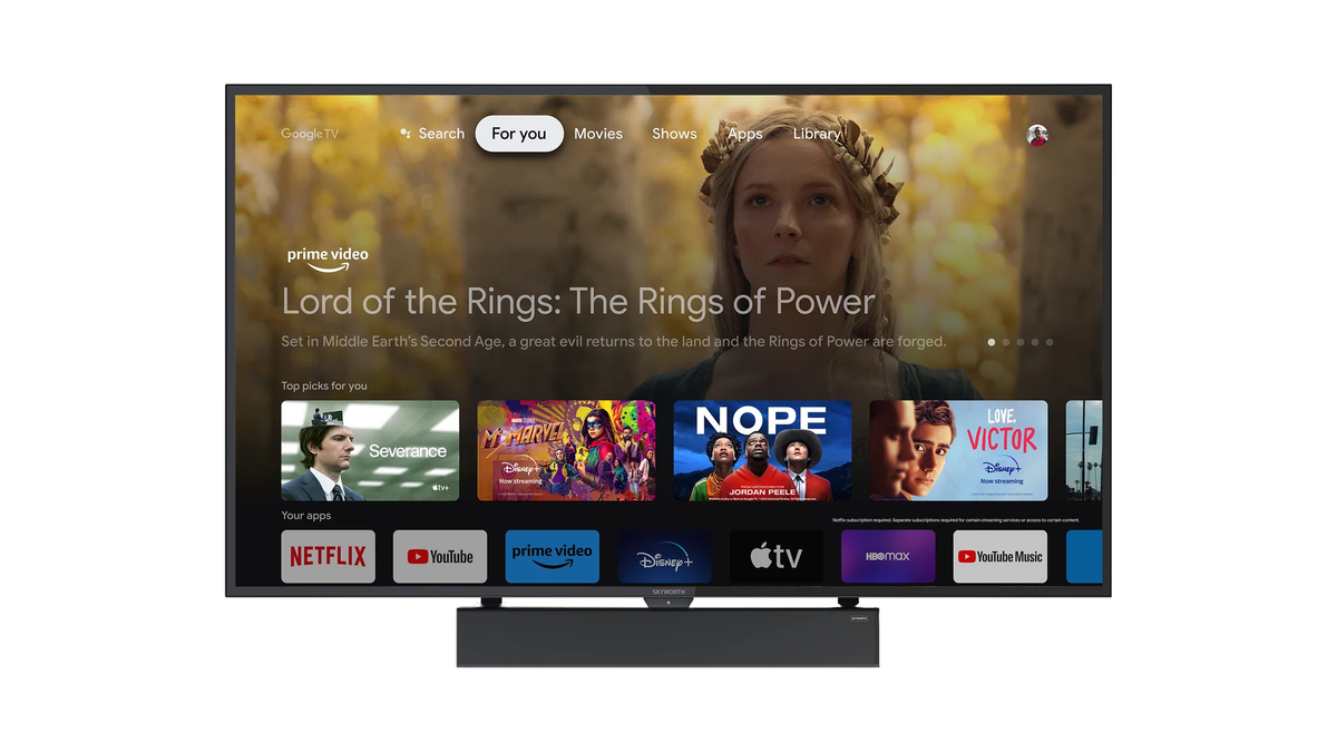Skyworth Clarus 75" Full Sun, and 65" Partial Sun Pro Outdoor LED 4K Google TV