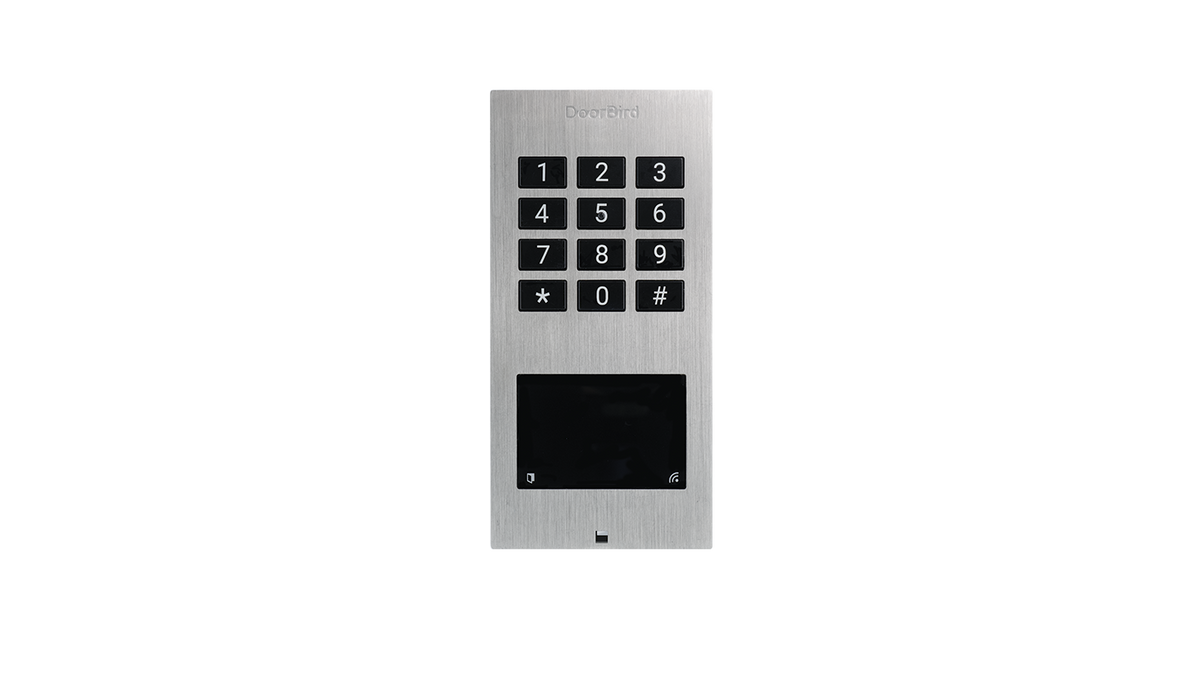 DoorBird 423872028 A1121 Surface-mount IP Access Control Device Stainless Steel V2A, Brushed