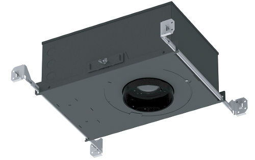 CSL Acrobat 3"Adjustable IC Rated Housing w/ 20w Universal Driver & Hangar Bars, Trimless Wood Ceiling