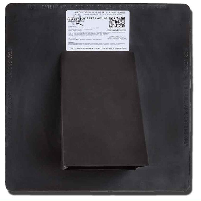 QuickFlash A/C U-S "Universal Squared" Line Set Flashing Panel