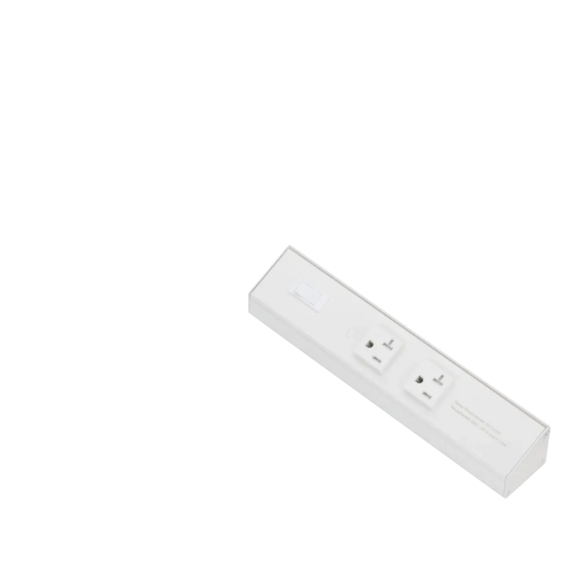 American Lighting ATOM Power Strip 10in White Finish