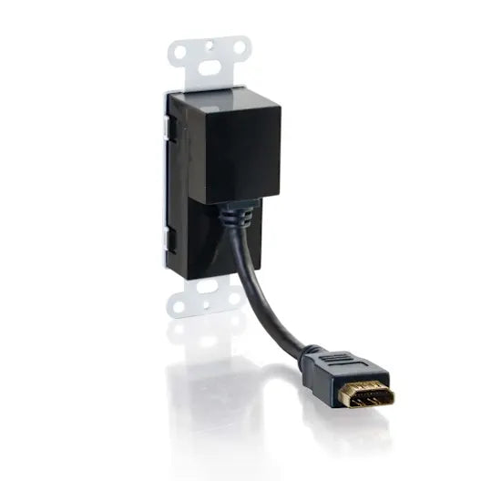 C2G 41043 HDMI Pass Through Wall Plate - White