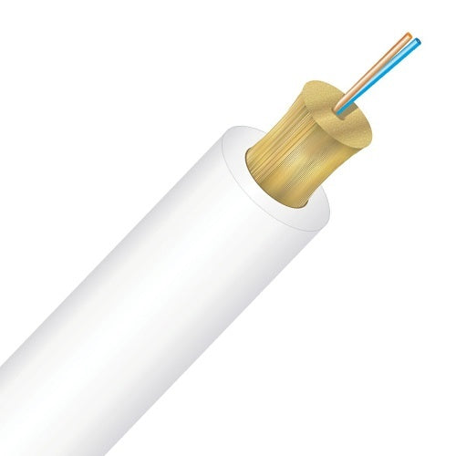 Cleerline TN002S2D9WR-B 2 Strand BendSafe® Distribution TB, Demarc White, Riser, 9/125, G657 A2/B2 OS2 Per FT