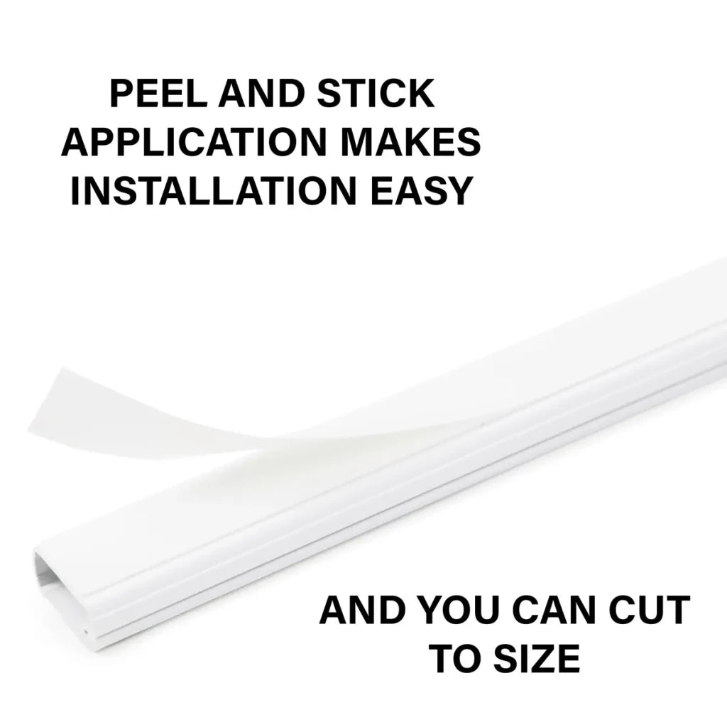 Sanus CCS2KWH 10-Piece 48in x 1in PVC Cord/Cable Organization Kit. PANDUIT