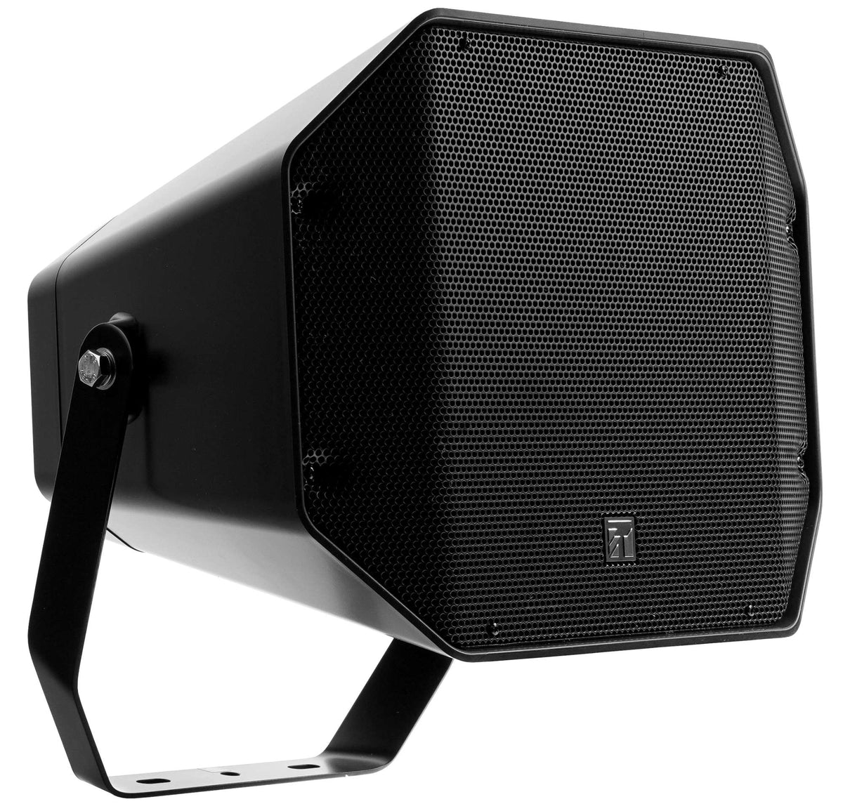 TOA CS-761B two-way coaxial weatherproof music horn speaker, 60 W, black, with stainless steel bracket