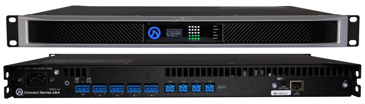 LEA CS164 Smart AMP | 4 Channels | 160 Watts Per Channel