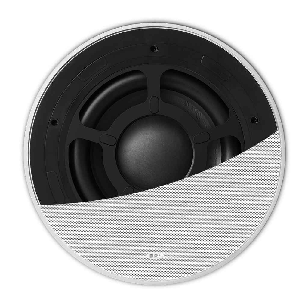 Kef Ci250RRb-THX 10" In-Ceiling subwoofer THX White, Each
