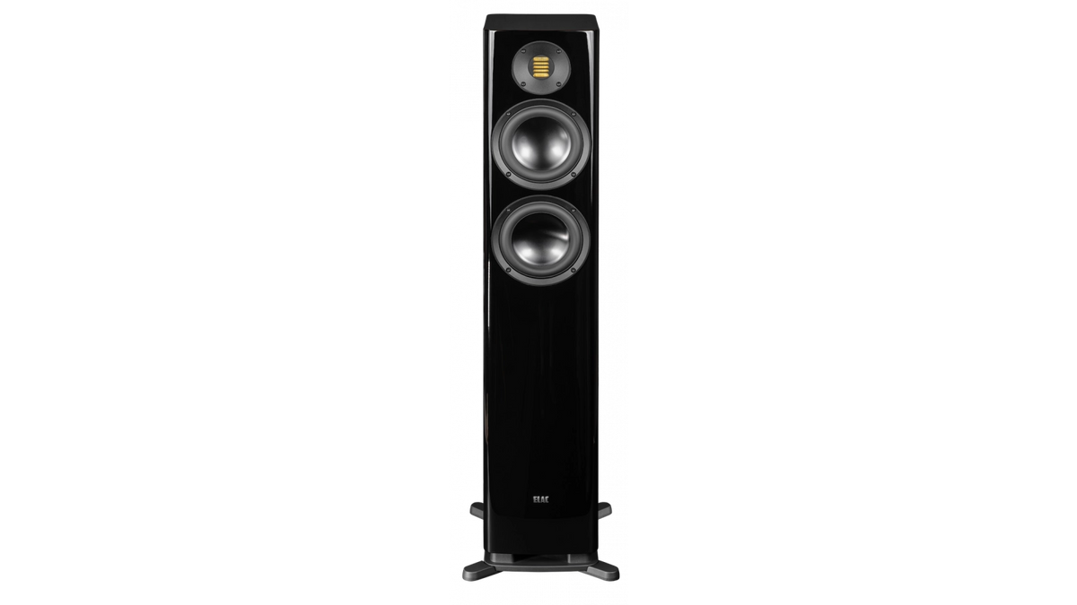 Elac 6" Solano 2.0, 2.5-Way Floorstanding Speaker with Jet 6 Tweeter - Gloss Black, Each