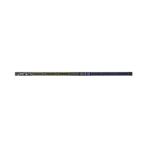 Eaton EMI104-10 Metered Input PDU, 1PH, 0U, L6-30P input, 10 ft cord, 5.76kW, 24A, 200-240V, 42 Outlets (36) C13 (6) C19