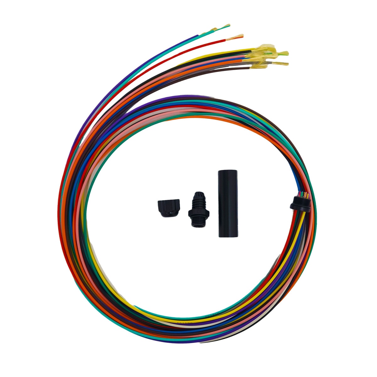 Cleerline SBOK0640M250 Cleerline™ 6 Fiber Spider Breakout Kit, 2 mm, 40” Legs, Accepts 250 µm Per Each