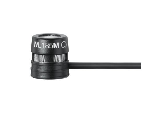 Shure WL185MB/C-TQG 1 cm Condenser Lavalier for Speech Applications