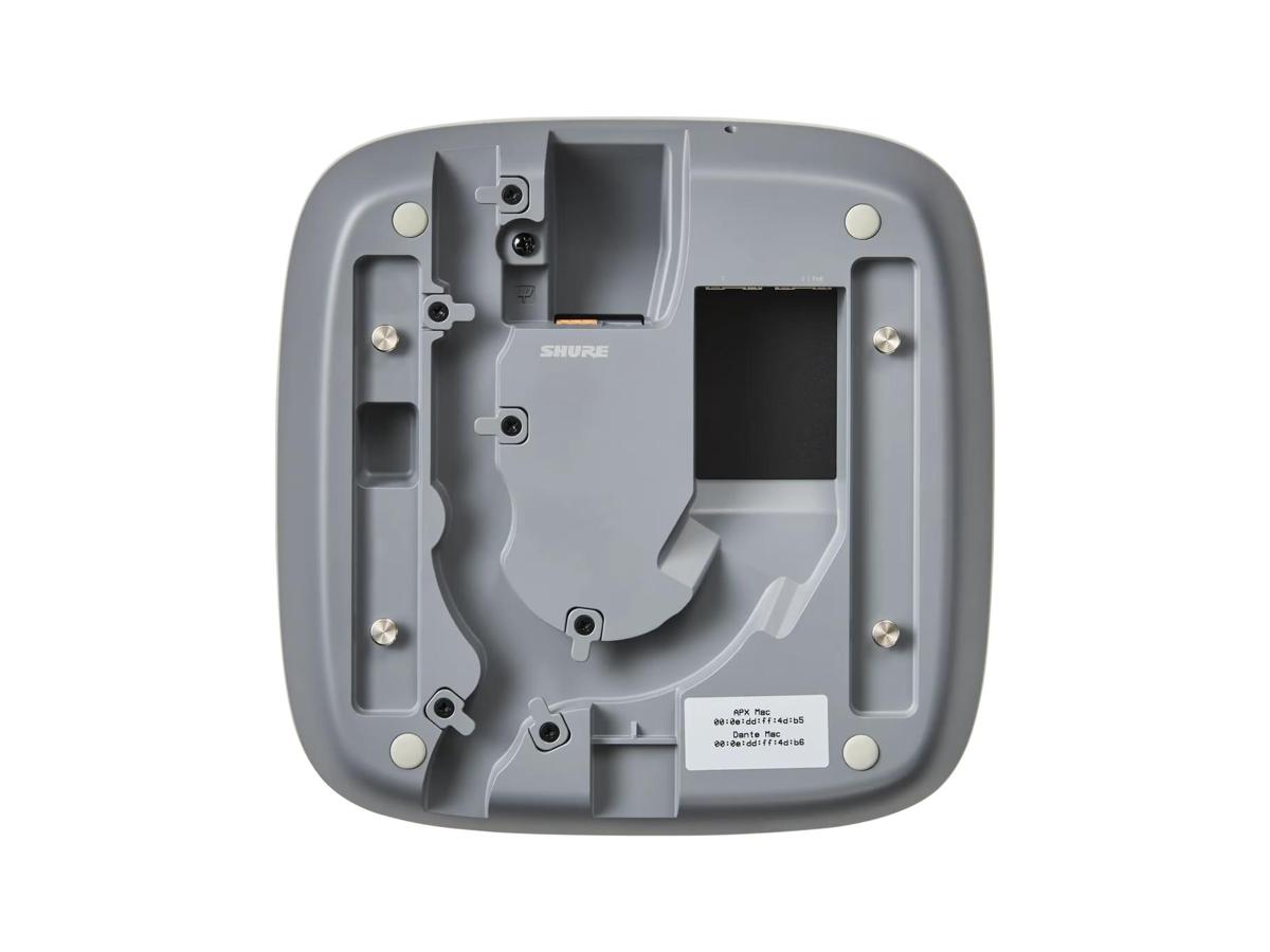 Shure MXWAPX4=-Z10 Wireless Accesspoint configured for 4 Channels, with inbuilt Intellimix DSP for Dante, USB, and Analog Audio I/O, includes Automix-OUT