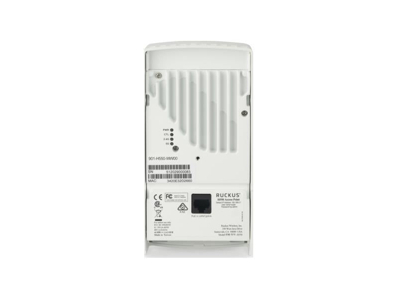 Ruckus 9U1-H550-US00 UNLEASHED H550 US 11AX WALLPLATE 2X2:2
