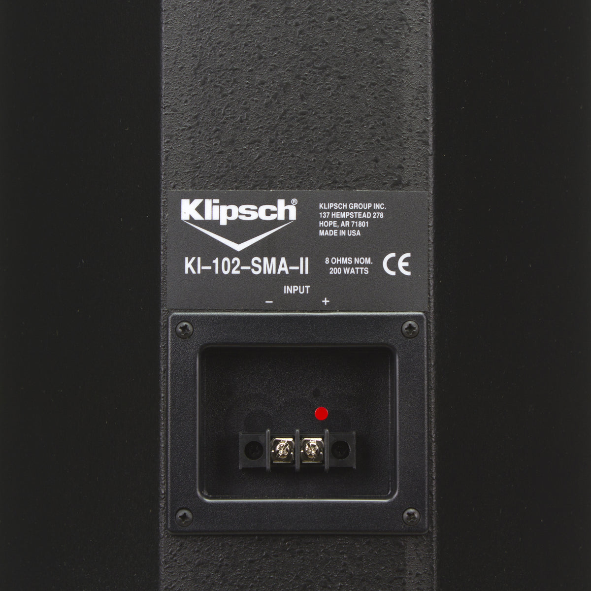 Klipsch KI-102-B-SMA-II Black KI 102 SMA II Input
