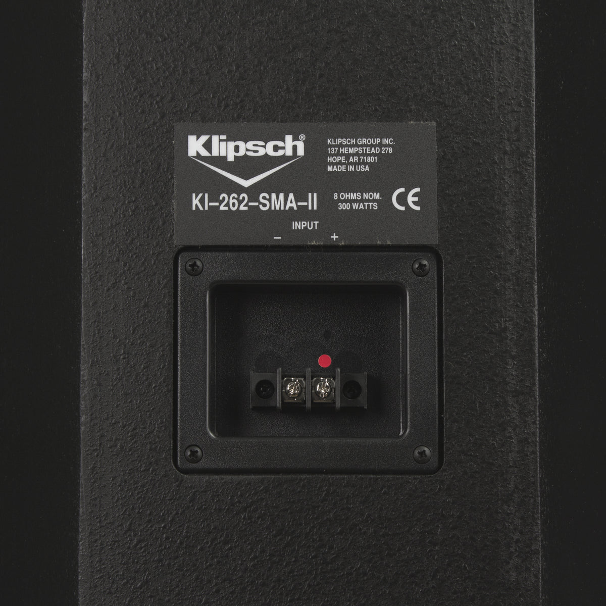 Klipsch KI-262-B-SMA-II Black KI 262 SMA II Input