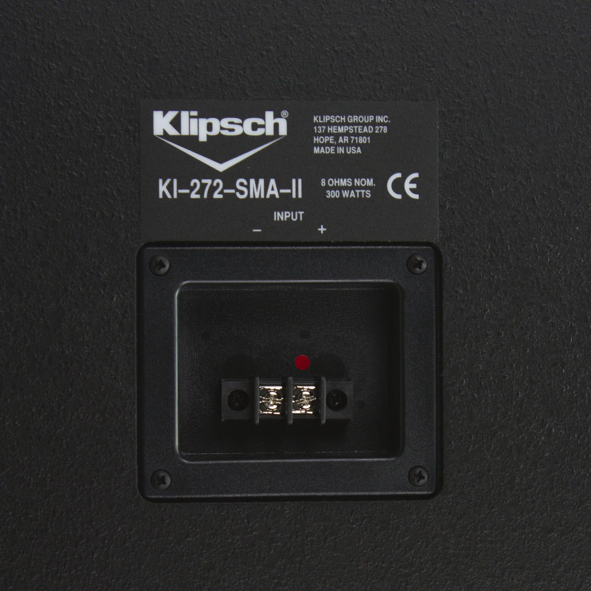 Klipsch KI-272-B-SMA-II Black KI 272 SMA II Input