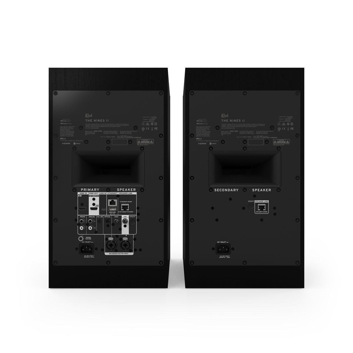 Klipsch The Nines II Ebony Klipsch The Nines BK Back