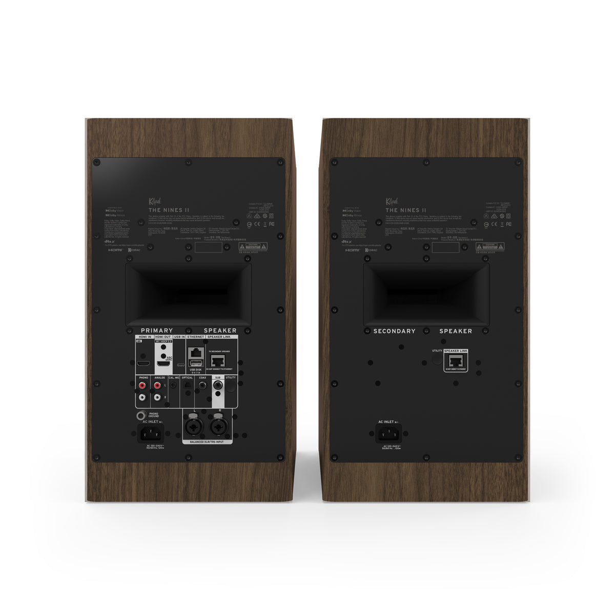 Klipsch The Nines II Walnut Klipsch The Nines WN Back