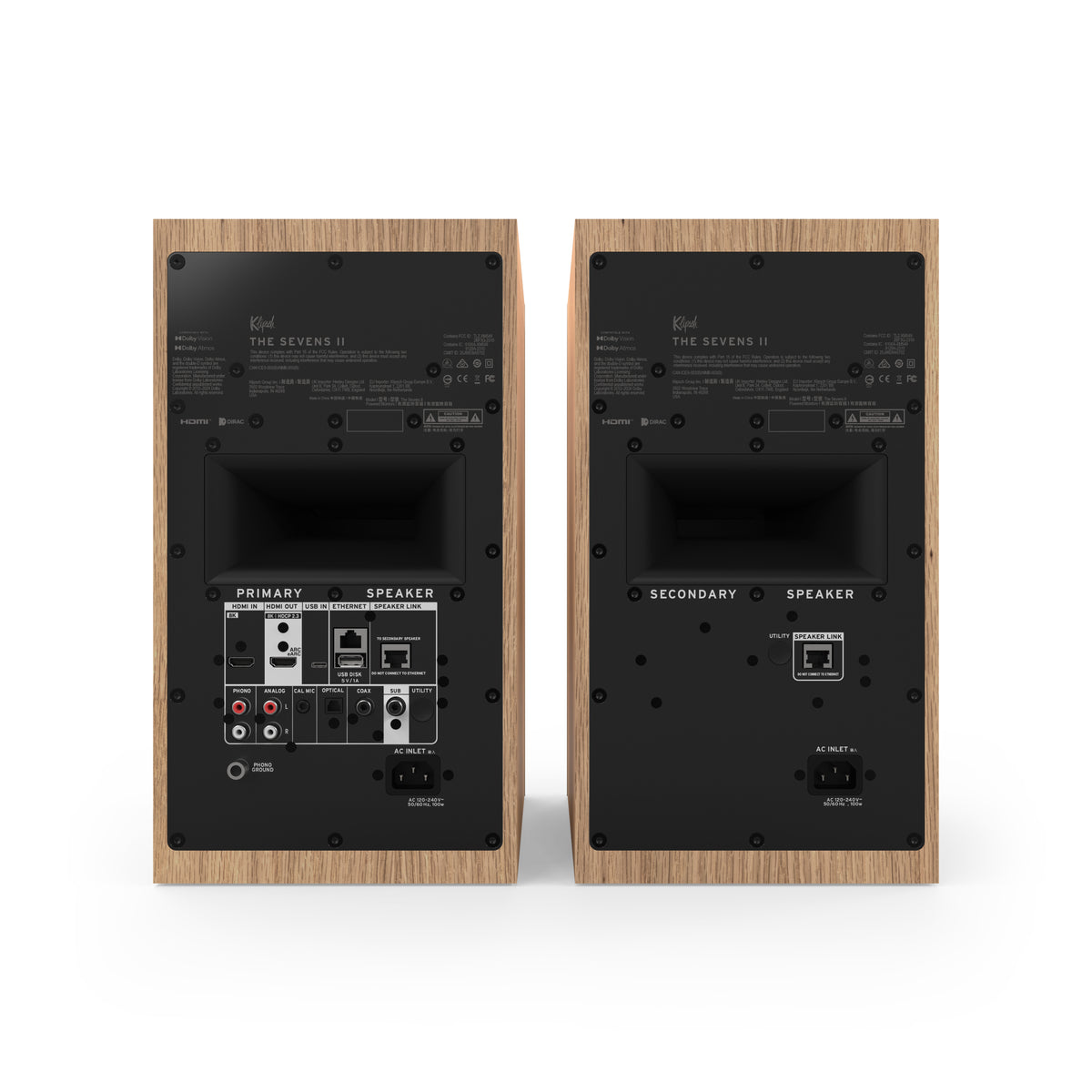 Klipsch The Sevens II Red Oak Klipsch The Sevens RO Back