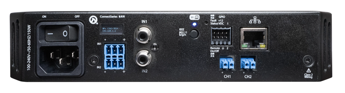 LEA CS62 CONNECT SERIES HALF-RACK SMART AMP | 2 CHANNELS | 60W PER CHANNEL