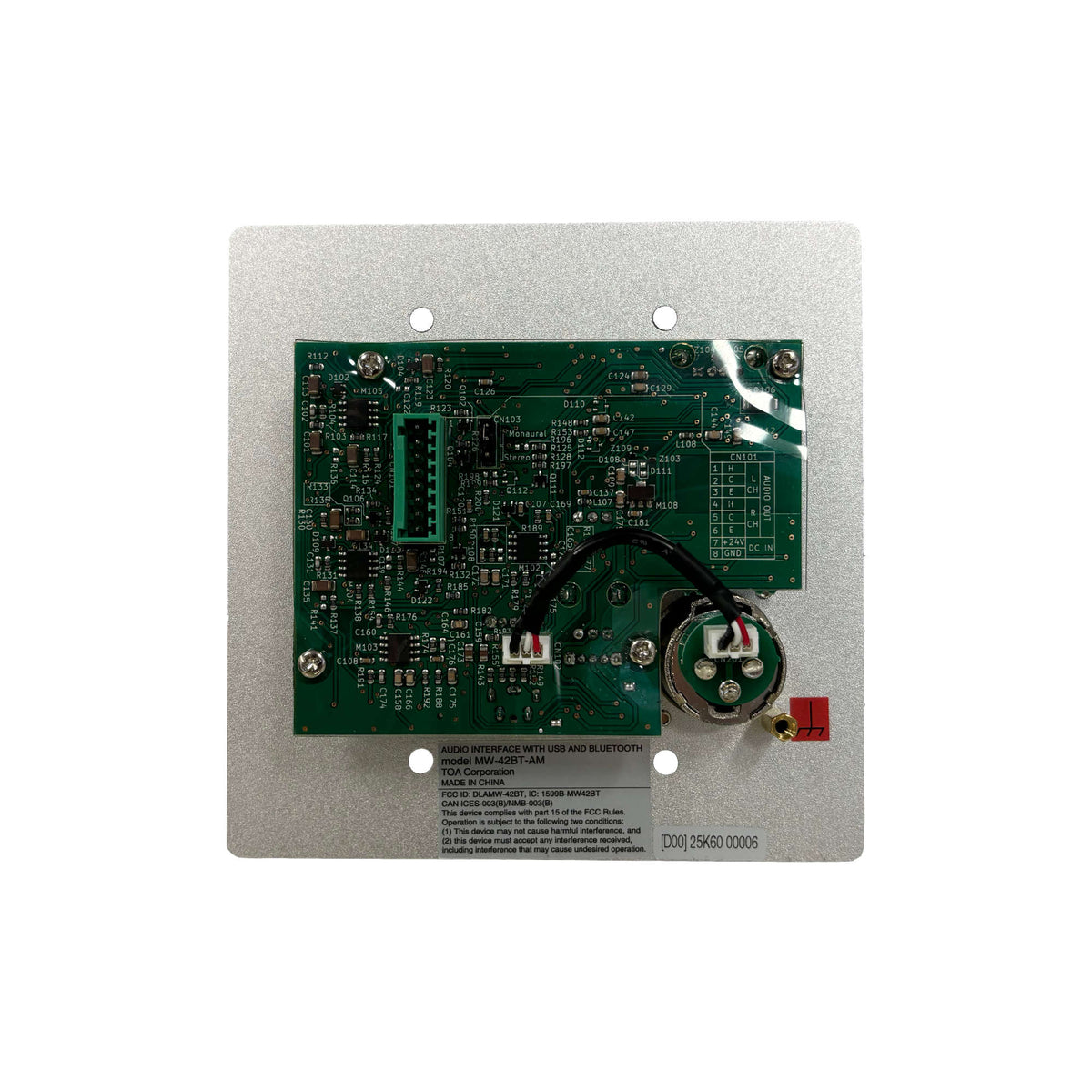 TOA MW-42BT Audio Interface with USB and Bluetooth®