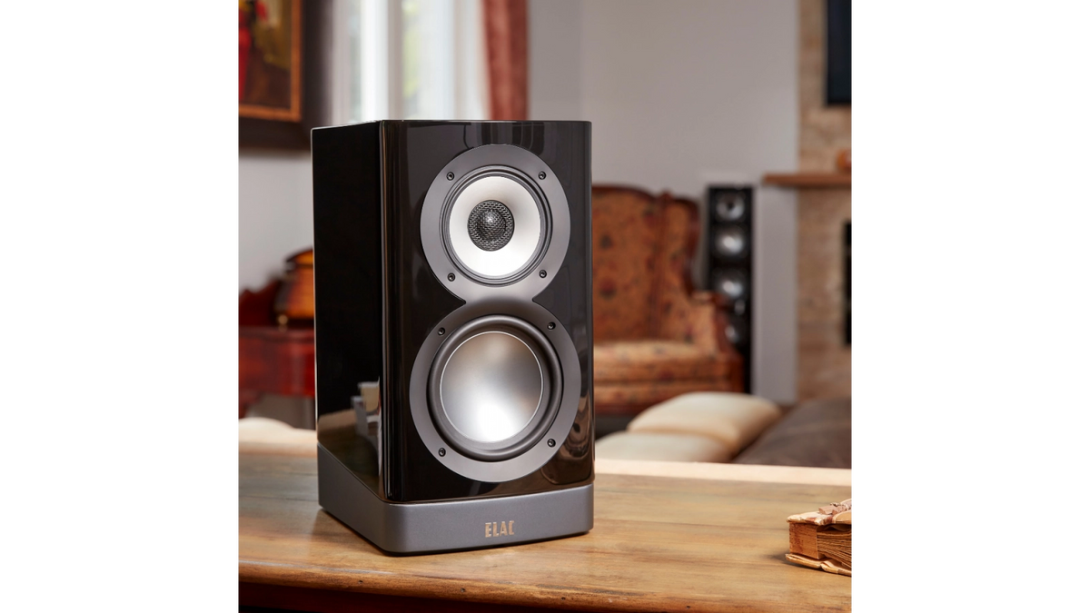 Elac 5.25" Navis ARB51 Powered Bookshelf Loudspeakers - Gloss Black, Pair