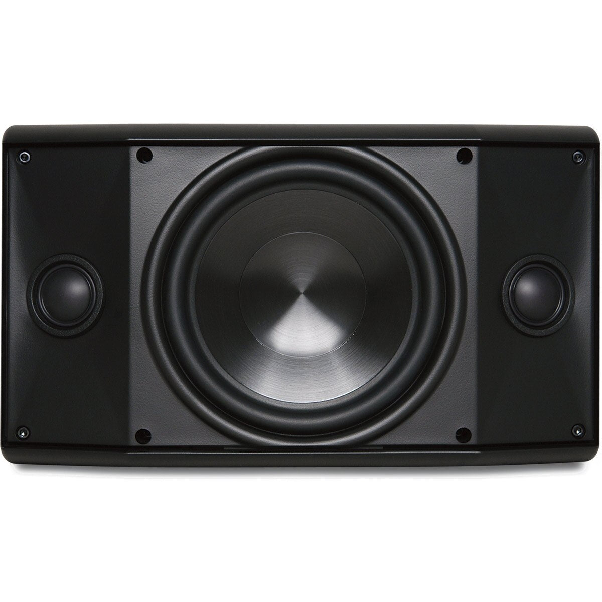 Proficient AW500TTBLK Indoor/Outdoor Single-Point Stereo Speaker with 5-1/4" Woofer and Two 1" Tweeters, Blac, Each