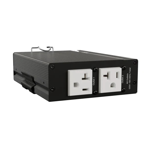 Middle Atlantic NEXSYS™ 2 Outlet, 20 Amp Compact Power with Series Surge Protection