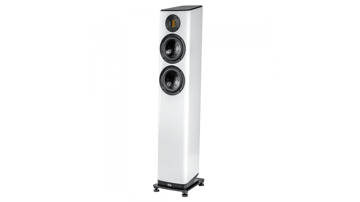 Elac Vela 2.0 6" 2.5-Way Floorstanding Speaker with Jet 6 Tweeter - Gloss White, Each