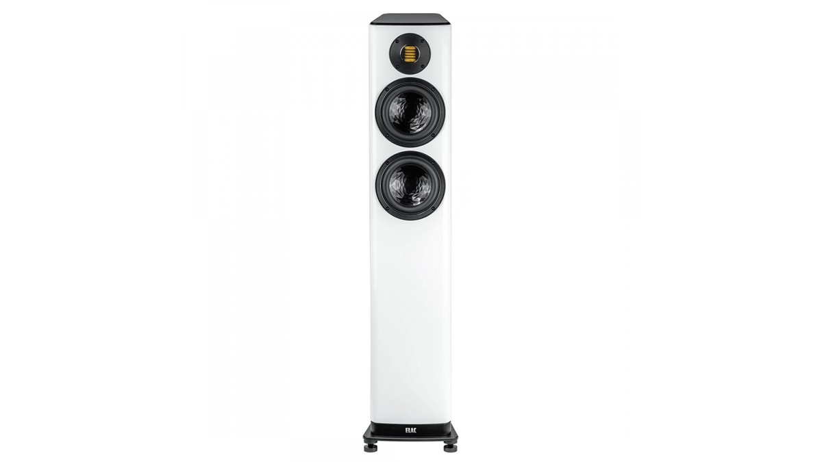 Elac Vela 2.0 6" 2.5-Way Floorstanding Speaker with Jet 6 Tweeter - Gloss White, Each