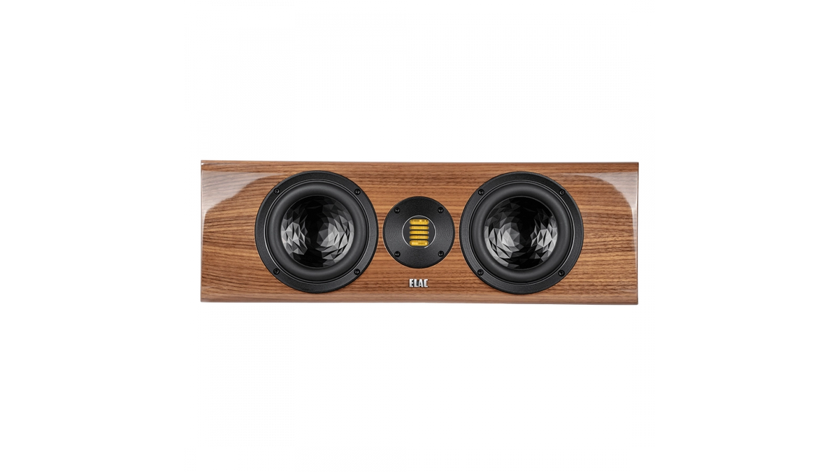 Elac Vela 2.0 6" 2.5 Way Center Speaker - Gloss Walnut, Each