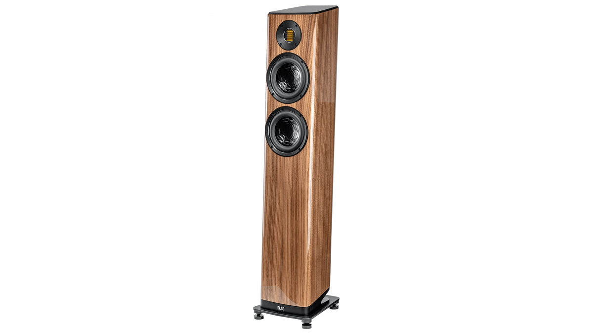 Elac Vela 2.0 6" 2.5-Way Floorstanding Speaker with Jet 6 Tweeter - Gloss Walnut, Each