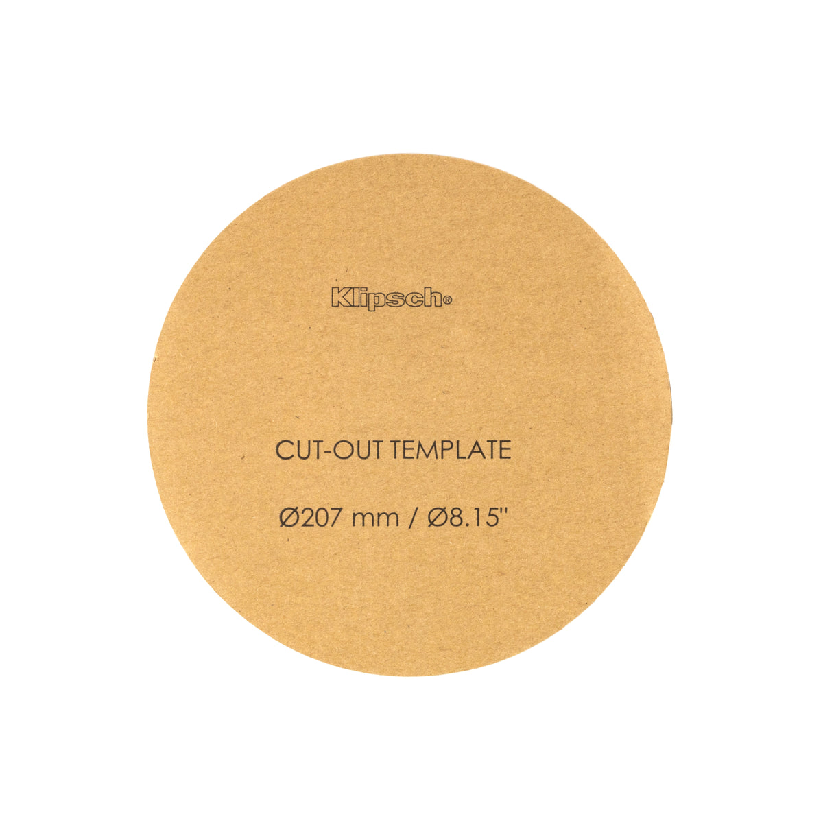 Klipsch PRO-6-SBR Pro 6 Template