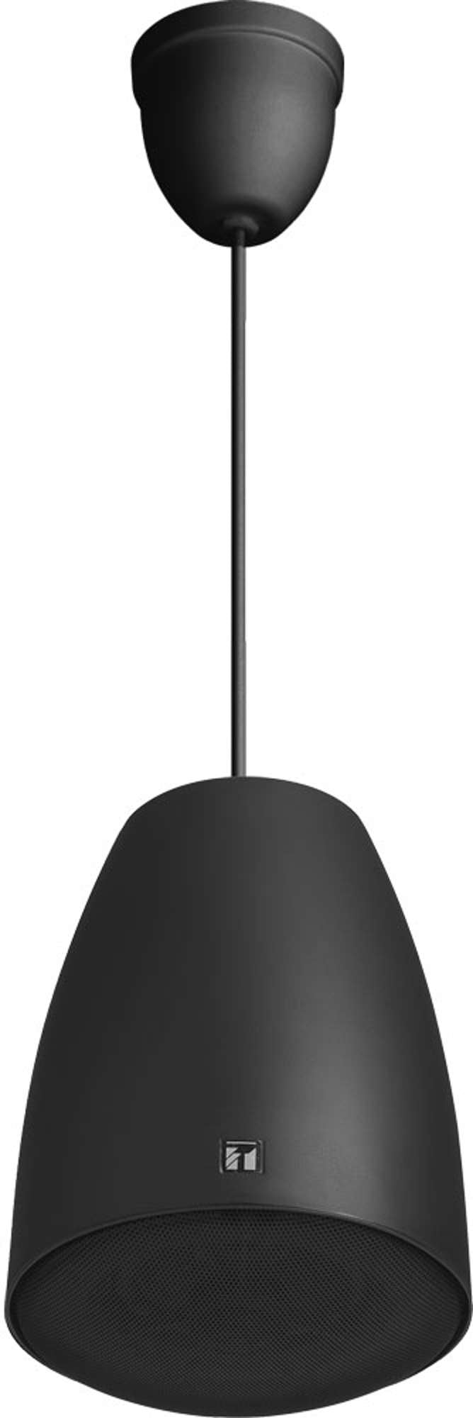 TOA Q-PE-304BK Pendant Speaker 70.7/100 V Transformer (30 W) and 8Ω Bracket and Base Cover Included Black