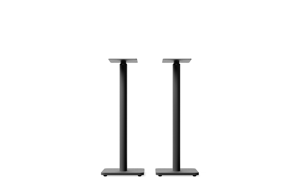 Kanto SPH Universal Height Adjustable Bookshelf Speaker Stands Black, Pair